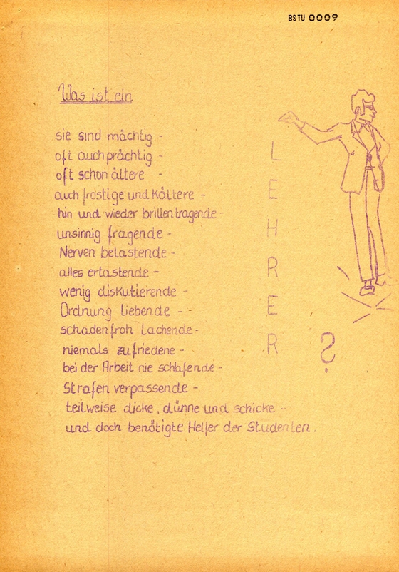 Studierendenzeitung der FDJ-Schule am Bogensee, DDR